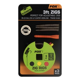 Fox Edges Zig Rig 3 ft x 3 Rig